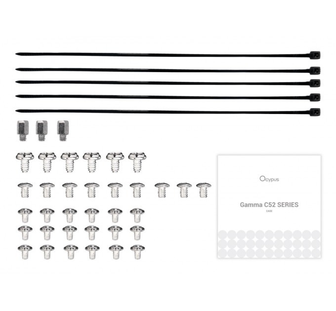 OCYPUS Корпус для комп'ютера MATX W/O PSU GAMMA-C52-WHD000XX-GL OCYPUS
