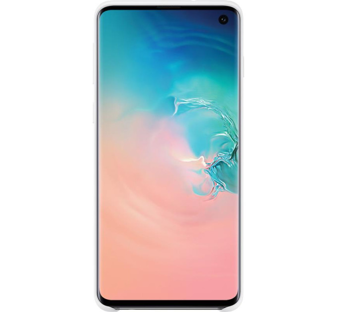 Samsung Чохол-накладка Samsung Silicone Cover для Samsung Galaxy S10 SM-G973 White (EF-PG973TWEGRU)