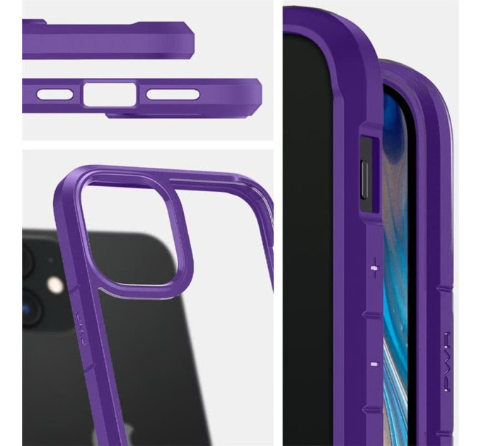 Spigen Чохол-накладка Spigen Crystal Hybrid для Apple iPhone 12 Mini Hydrangea Purple (ACS01544)