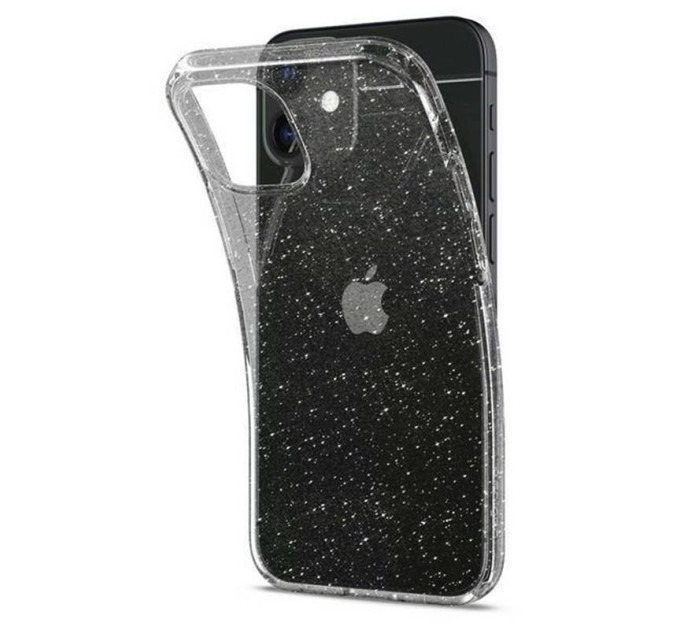 Spigen Чохол-накладка Spigen Liquid Crystal Glitter для Apple iPhone 12 Mini Crystal Quartz (ACS01741)