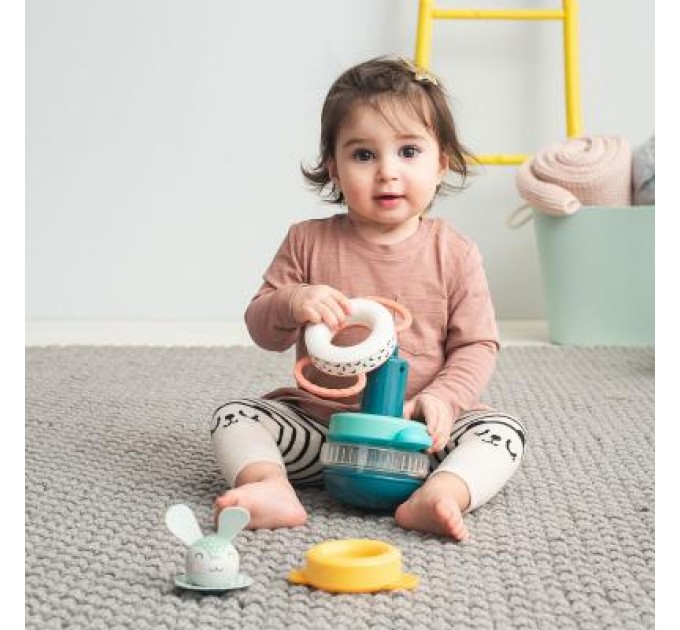 Taf Toys Розвиваюча іграшка Taf Toys пірамідка Кролик колекція Полярне сяйво (12445)