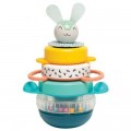 Taf Toys Розвиваюча іграшка Taf Toys пірамідка Кролик колекція Полярне сяйво (12445)