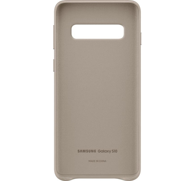 Samsung Чохол-накладка Samsung Leather Cover для Samsung Galaxy S10 SM-G973 Gray (EF-VG973LJEGRU)