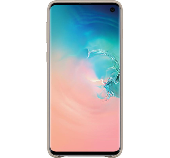 Samsung Чохол-накладка Samsung Leather Cover для Samsung Galaxy S10 SM-G973 Gray (EF-VG973LJEGRU)