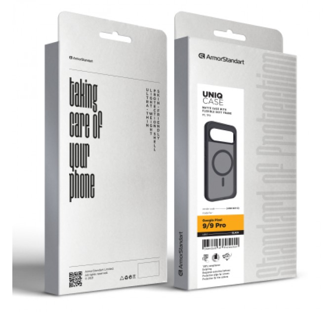 Armorstandart Чохол до мобільного телефона Armorstandart Uniq MagSafe Google Pixel 9 / 9 Pro Black (ARM80910)