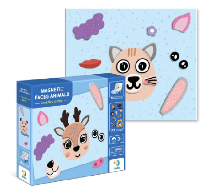 DoDo Настільна гра DoDo Магнітна Мордочки (200209)