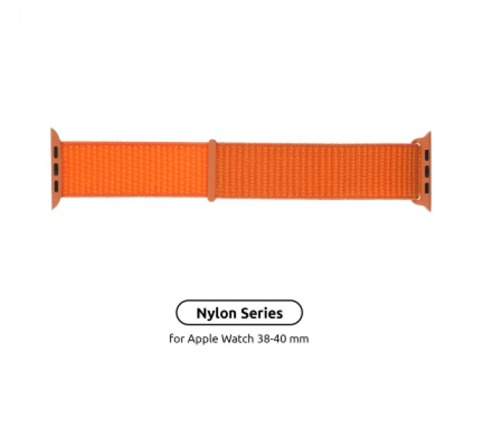 Armorstandart Ремінець до смарт-годинника Armorstandart Nylon Band для Apple Watch 42 (Series 10)/41/40/38 Orange C (ARM57848)