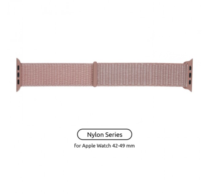 Armorstandart Ремінець до смарт-годинника Armorstandart Nylon Band для Apple Watch 49/46/45/44/42 (Series 1-3) Pink Sand (ARM56052)