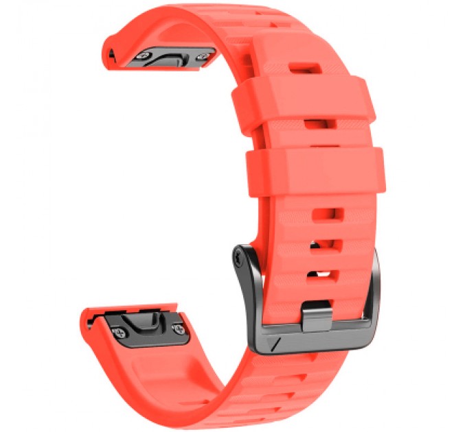 Armorstandart Ремінець до смарт-годинника Armorstandart Silicone для Garmin 26mm Coral Red (ARM87729)
