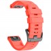 Armorstandart Ремінець до смарт-годинника Armorstandart Silicone для Garmin 26mm Coral Red (ARM87729)