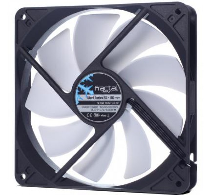 Fractal Design Кулер до корпусу Fractal Design Silent Series R3 140mm (FD-FAN-SSR3-140-WT)