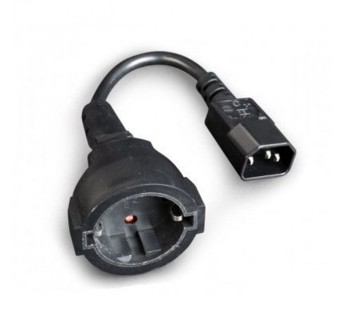 Cablexpert Кабель живлення C14 male to Schuko female 0.15 Cablexpert (PC-SFC14M-01)
