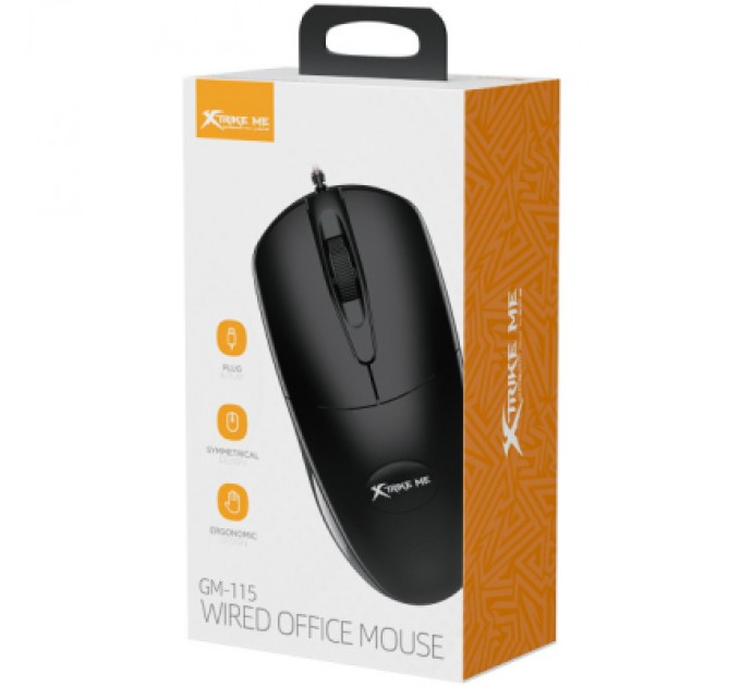 Xtrike ME Мишка Xtrike ME GM-115 USB Black (GM-115)