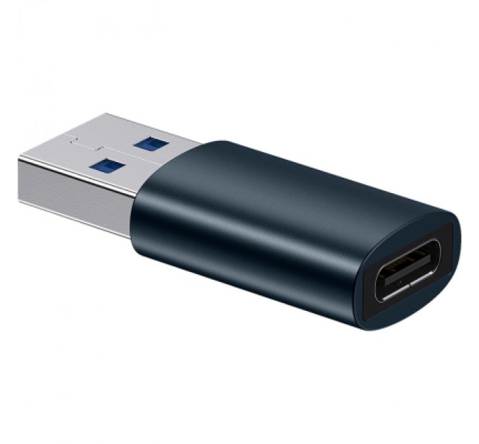 Baseus Перехідник USB 3.1 M to USB-C F blue Baseus (ZJJQ000103)