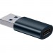 Baseus Перехідник USB 3.1 M to USB-C F blue Baseus (ZJJQ000103)