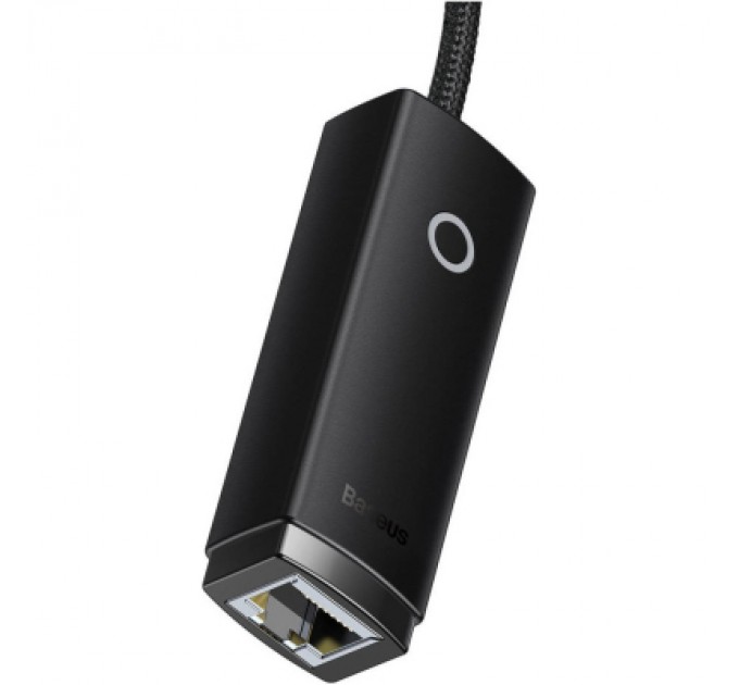 Baseus Перехідник USB-C to RJ45 Ethernet 1000Mbps black Baseus (WKQX000301)