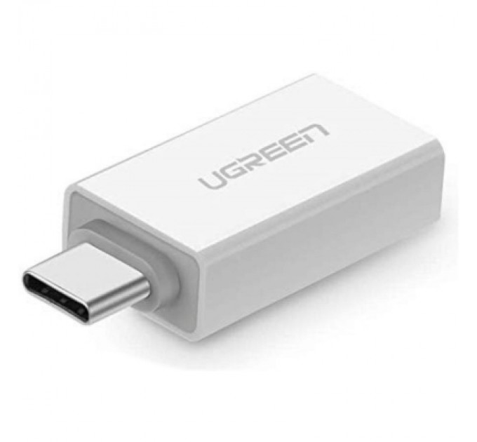Ugreen Перехідник OTG USB 3.0 AF to USB-C US173 White Ugreen (30155)
