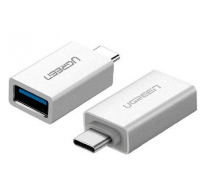 Ugreen Перехідник OTG USB 3.0 AF to USB-C US173 White Ugreen (30155)