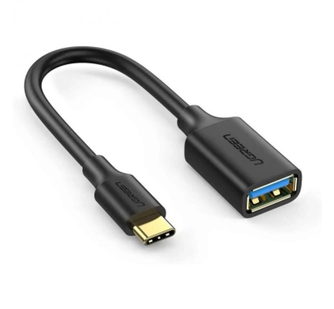 Ugreen Перехідник OTG USB 3.0 AF to USB-C US154 black Ugreen (30701)