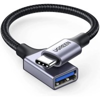 Перехідник OTG USB 3.0 AF to USB-C 0.1m US378 black Ugreen (70889)