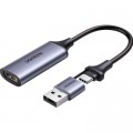 Ugreen Перехідник USB/USB-C to HDMI 4K/60Hz Ugreen (40189)