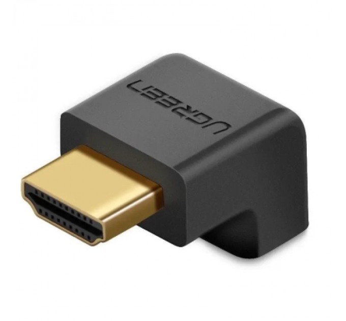 Ugreen Перехідник HDMI M to HDMI F 90° corner Down HD112 black Ugreen (20109)