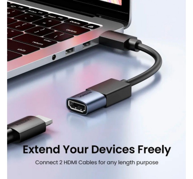 Ugreen Перехідник HDMI F to HDMI F 8K black Ugreen (90592)