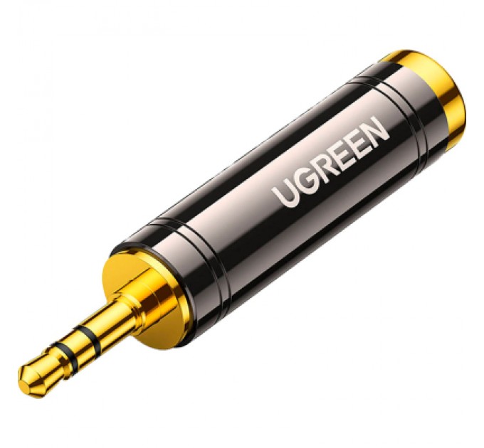 Ugreen Перехідник 3.5mm M to 6.35mm F AV168 black Ugreen (60711)