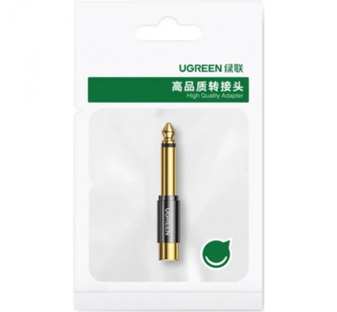Ugreen Перехідник 6.35mm M to RCA F AV169 black Ugreen (80731)