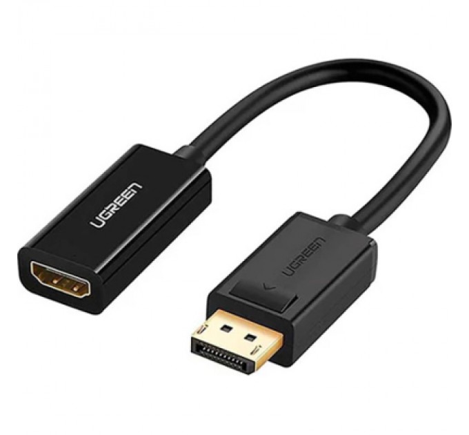 Ugreen Перехідник Display Port M to HDMI F 4K30Hz black Ugreen (40363)