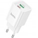 HOCO Зарядний пристрій HOCO C149A Charm 1xUSB-C PD30W + 1xUSB QC3.0 White (6942007630337)