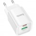 HOCO Зарядний пристрій HOCO C149A Charm 1xUSB-C PD30W + 1xUSB QC3.0 White (6942007630337)