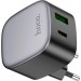 HOCO Зарядний пристрій HOCO CS32A Rise 1xUSB-C PD20W + 1xUSB QC3.0 Black (6942007617451)