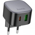HOCO Зарядний пристрій HOCO CS32A Rise 1xUSB-C PD20W + 1xUSB QC3.0 Black (6942007617451)