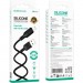 BOROFONE Дата кабель USB 2.0 AM to Micro 5P 3.0m Lenny silicone BX113 black BOROFONE (6941991115547)