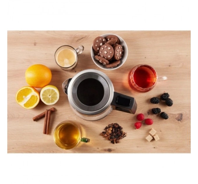 Gorenje Електрочайник Gorenje 1.7л, 2,200 Вт, strix контроль, скло, нерж (K17OGS)