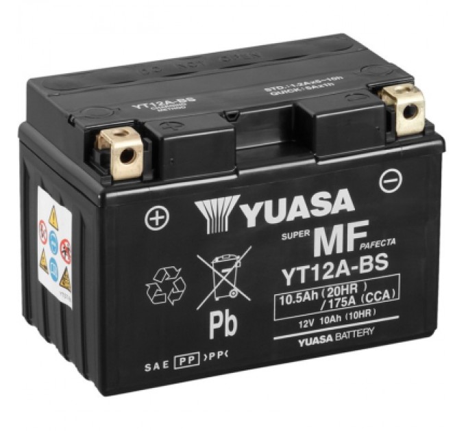 Yuasa Акумулятор автомобільний Yuasa 12V 10Ah MF VRLA Battery (YT12A-BS)
