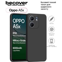 Чохол до мобільного телефона BeCover Silicone Oppo A5x 4G/5G Black (713788)