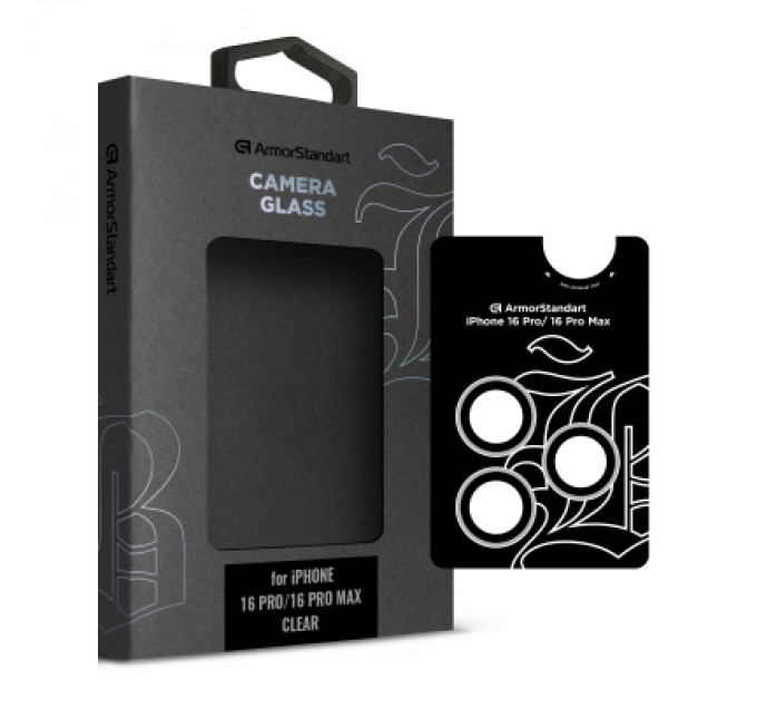 Armorstandart Скло захисне Armorstandart for Camera Supreme BI iPhone 16 Pro/16 Pro Max Clear (ARM79422)