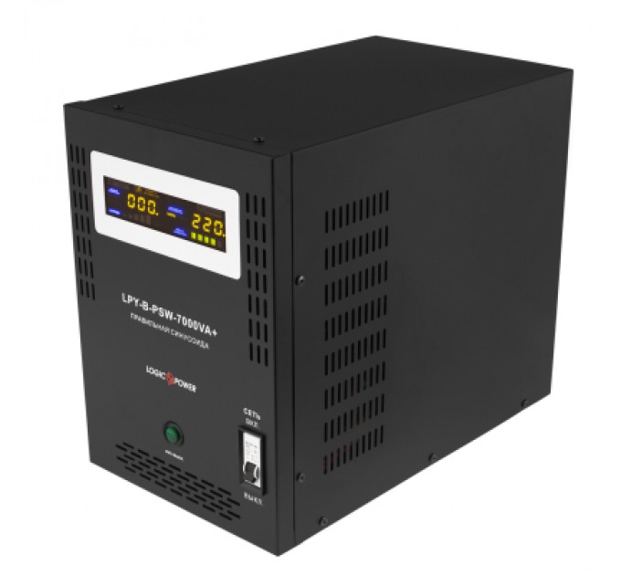LogicPower Пристрій безперебійного живлення LogicPower LPY- B - PSW-7000VA+, 10А/15А, 48V (6616)