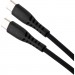 Vinga Дата кабель USB-C to USB-C 1.2m 60W Silicon Black Vinga (VCDCCC2612SB)