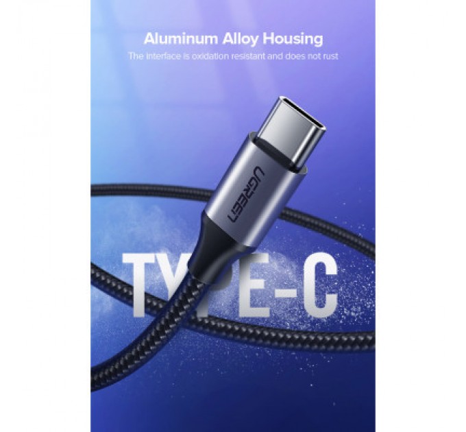 Ugreen Дата кабель USB 2.0 AM to Type-C 3.0m 3.0A 18W US288 Space Gray Ugreen (60408)