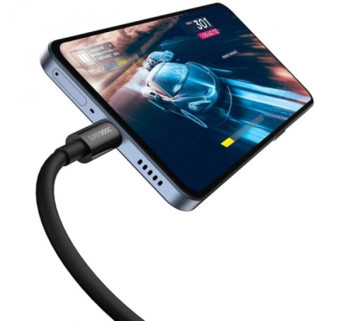 Baseus Дата кабель USB 2.0 AM to USB-C 1.0m Superior Fast Charging 60W black Baseus (CAYS000901)