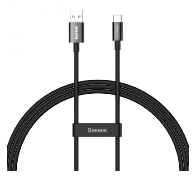 Baseus Дата кабель USB 2.0 AM to USB-C 1.0m Superior Fast Charging 60W black Baseus (CAYS000901)