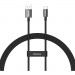 Baseus Дата кабель USB 2.0 AM to USB-C 1.0m Superior Fast Charging 60W black Baseus (CAYS000901)