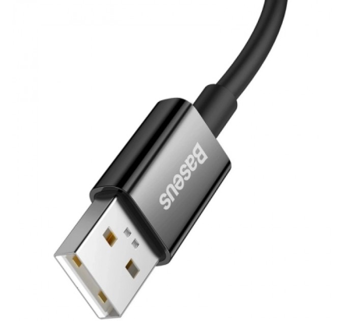 Baseus Дата кабель USB 2.0 AM to USB-C 1.0m Superior Fast Charging 60W black Baseus (CAYS000901)