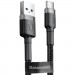 Baseus Дата кабель USB 2.0 AM to Micro 5P 3.0m 2A Gray-Black Baseus (CAMKLF-HG1)