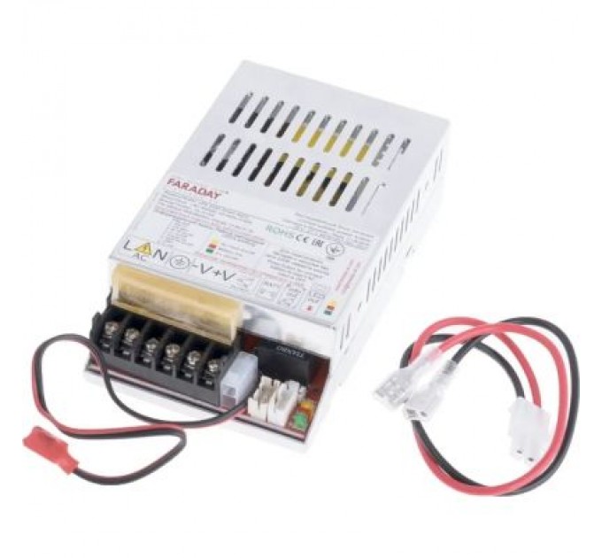 Faraday Electronics Блок живлення для систем відеоспостереження Faraday Electronics UPS_55W_ALU_12
