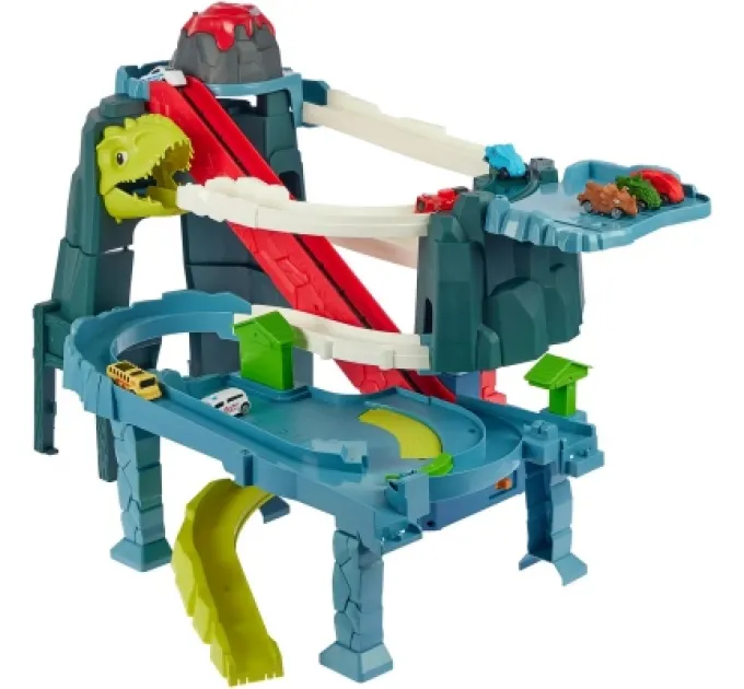 ZIPP Toys Ігровий набір ZIPP Toys Dino автотрек-вулкан електричний, 8 машинок (5505A)