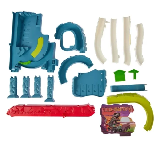 ZIPP Toys Ігровий набір ZIPP Toys Dino автотрек-вулкан електричний, 8 машинок (5505A)